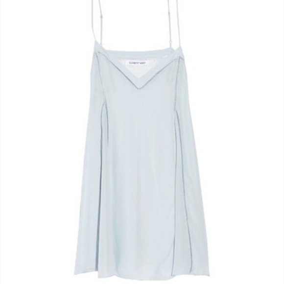 Elizabeth and James Dresses & Skirts - Elizabeth and James Silk Idris Dress In Sky Blue